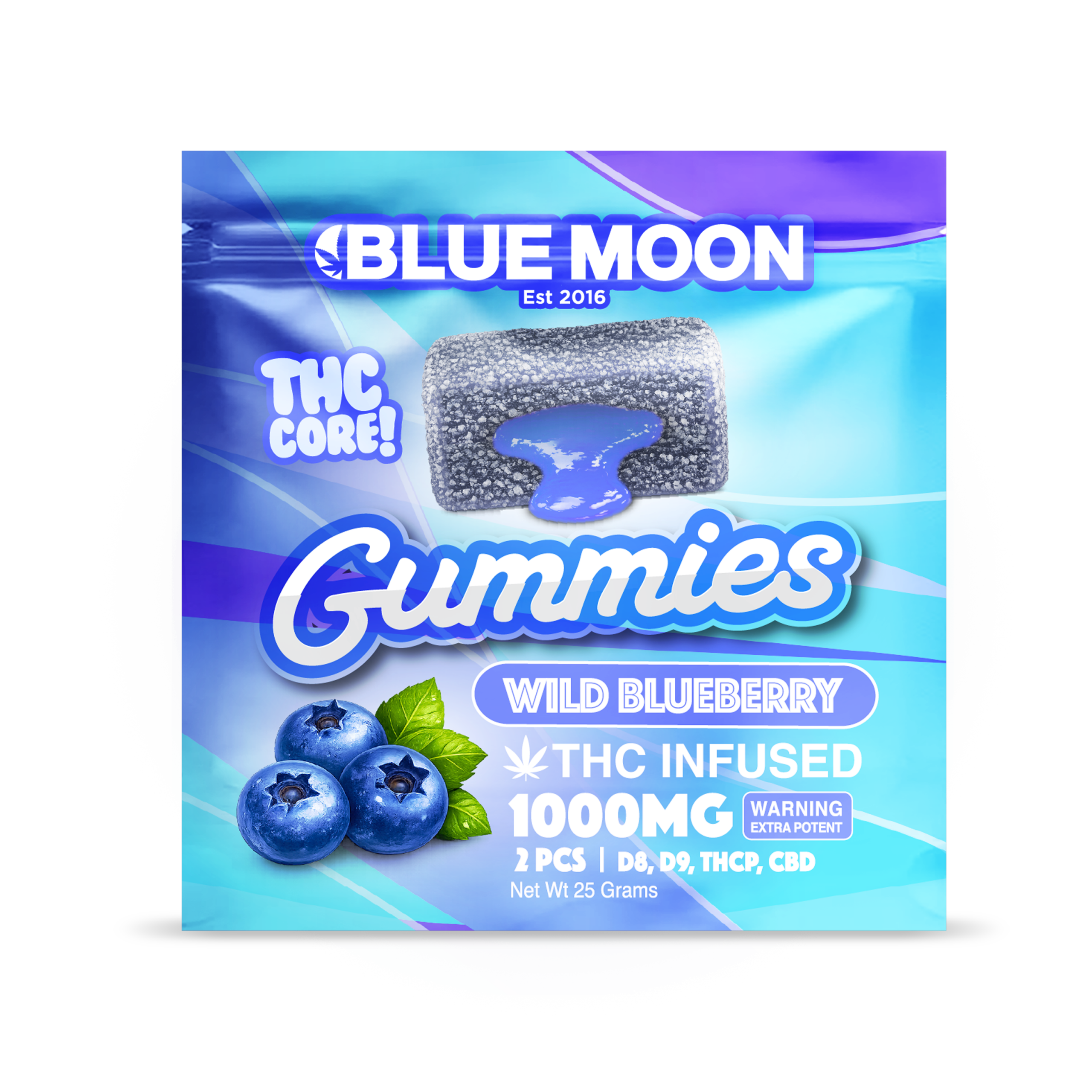 THC Infused Wild Blueberry 1000mg