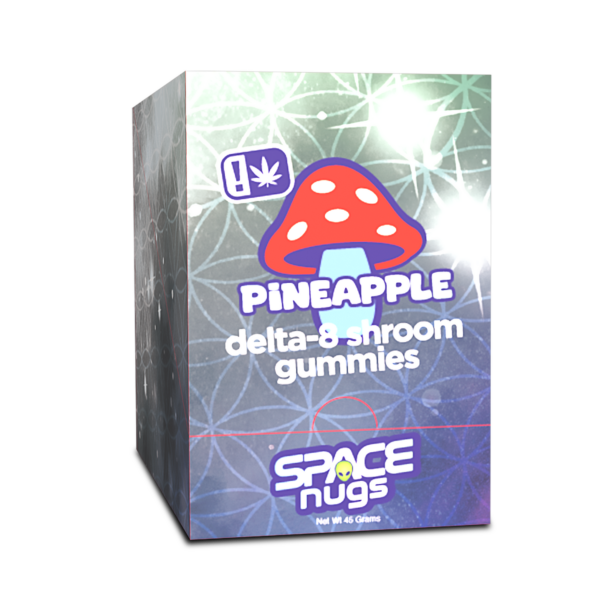 D8 Space Nugs Pineapple Mushroom Gummies-Camera