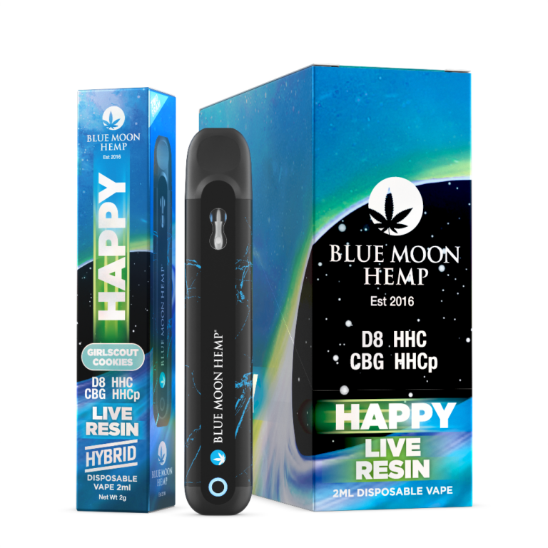 Happy Blend Girl Scout Cookies Live Resin 2g Disposable Vape 10 Pack