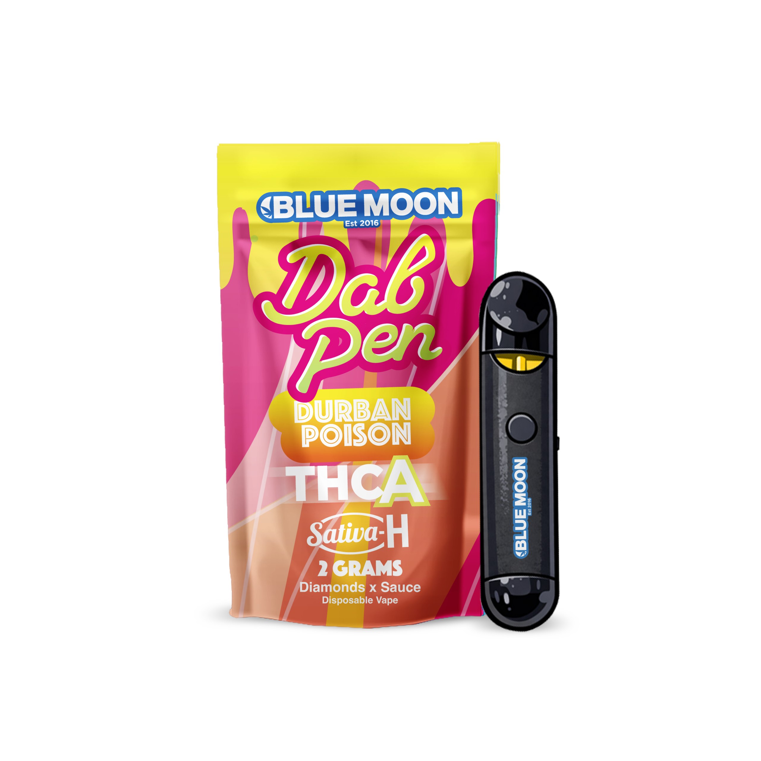2g THC-A Dab Pen Disposable Durban Poison