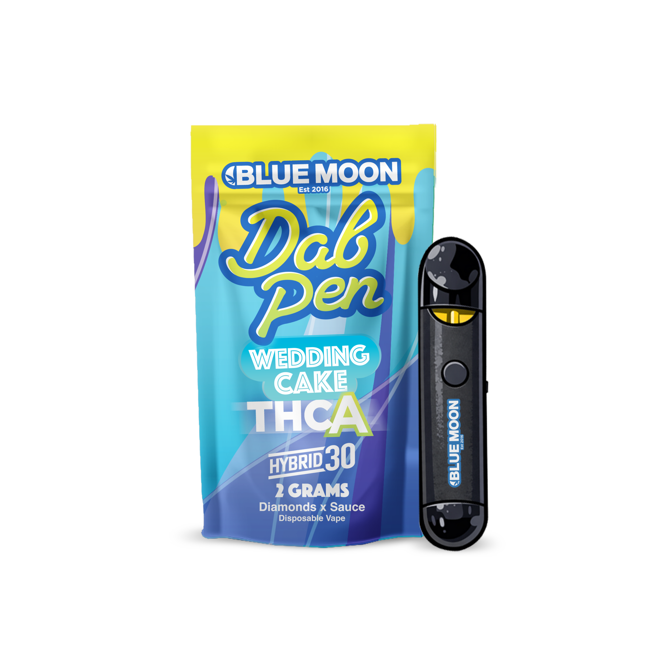 2g THC-A Dab Pen Disposable Wedding Cake